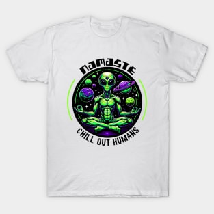 Namaste Alien T-Shirt